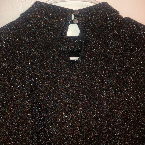 Black dress with multicolor sparkles - Picture 3 of 5